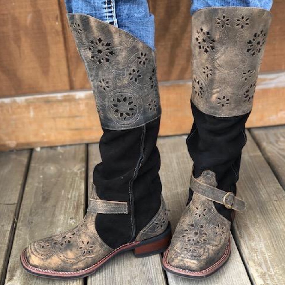 RELISTED SIZE 7 AVAILABLE Laredo | Caught You Lookin' Distressed Square Toe - Picture 11 of 12